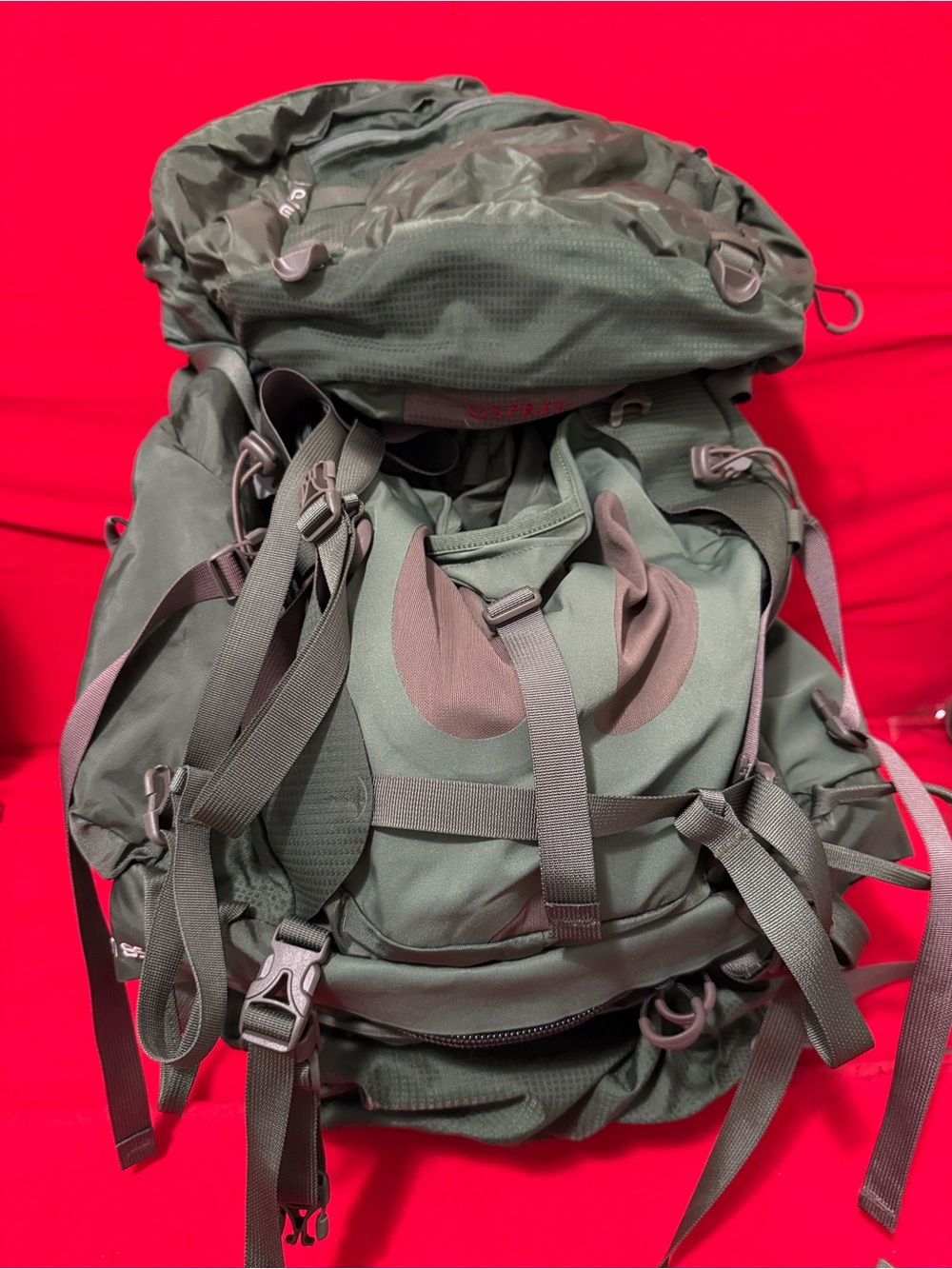 OSPREY Men's Rucksack Backpack in Olive Green